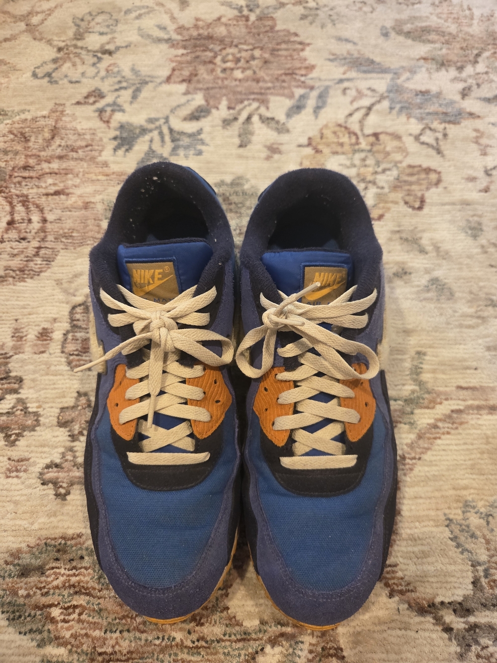 Nike Air Max 90 Premium SE Game Royal Light Cream Colourway Size 13 Men